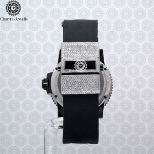Charm_Jewells Unisex Sport <b>Watch</b> Stainless Steel Case Silicone Band Analog Quartz Movement 42mm Round Dial Water Resistant - Product Image 5