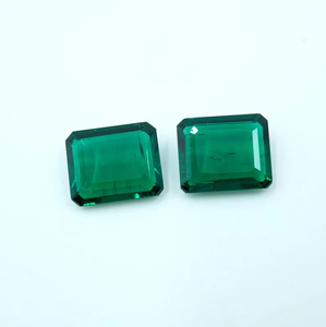 HAYAAT GEMS Rajasthan Natural Emerald Gemstone Pair Green <b>Cushion</b> Cut 8.20ct (12x10mm) (2 Pcs ) for Jewelry Making - Product Image 4