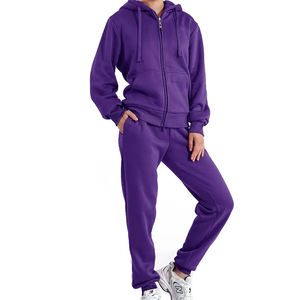 Ensemble de survêtement confortable grande taille avec sweat à capuche et pantalon de jogging pour le fitness, les sports, l'entraînement, le club, l'école, hommes et femmes - Product Image 5