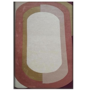 Tapis de luxe moderne en laine tuftée à la main avec dos antidérapant pour la maison, l'hôtel et le bureau, provenant d'un fournisseur indien - Product Image 2