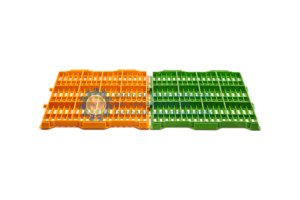 Plancher à lattes double en plastique multicolore pour fermes d'élevage - Durable et facile à installer, différentes tailles et styles - Product Image 5