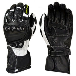 Custom Multi Color Leather Soft Breathable Full Finger Winter Outdoor Motorbike <b>Gloves</b> OEM Protective Racing Sports <b>Gloves</b> - Product Image 2