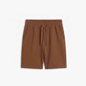Pantalones Cortos de Hombre Personalizados con Logotipo, 100% Algodón Tejido, Cintura Media, Antiarrugas, Servicio OEM, Casuales, con Cordón Ajustable - Product Image 1