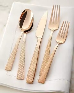 Modern Dining Tableware Metal Cutlery <b>Set</b> Serving Spoon Fork Combo Designed for Elegant Kitchen Use - Product Image 5