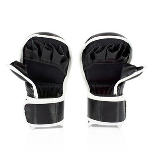 ถุงมือชกมวย MMA แบบไร้นิ้ว คุณภาพดี ขายดี ผลิตตามสั่ง สำหรับการฝึกซ้อมอย่างมืออาชีพ ทนทาน ป้องกันได้ดี ทำจากหนัง - Product Image 5