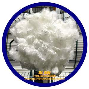 Fibra de Poliéster Reciclado GRS de Venta Caliente, Fibra Hueca Conjugada Siliconada Blanca 3D HCS para Relleno de Juguetes de Hormigón - Product Image 6