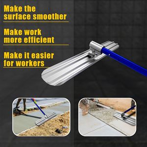 Flotador de Concreto de Aleación de Magnesio y Aluminio de 48 x 8 Pulgadas con 4 Asas Combinables, Esparcidor de Concreto con Caja de Herramientas de Transporte, Herramientas para Concreto - Product Image 2