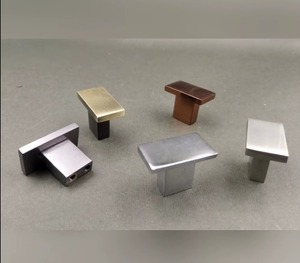 Modern Rectangular T Bar Square Stainless Steel Eco-Friendly Cabinet Knobs Wholesale <b>Drawer</b> <b>Pulls</b> Dresser <b>Pulls</b> Factory OEM - Product Image 3