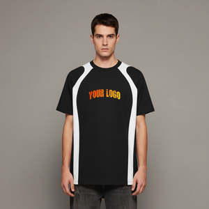 Camiseta con estampado gráfico estilo urbano para hombre, personalizable, talla grande, cuello redondo, ropa de verano, camisetas para hombre con MOQ bajo, servicios OEM - Product Image 3