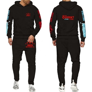 Ensemble Sweat à capuche et pantalon de survêtement pour hommes, haut de gamme, bon marché, 2 pièces imprimées, pull épais, survêtement de poche kangourou rembourré, offre spéciale - Product Image 4