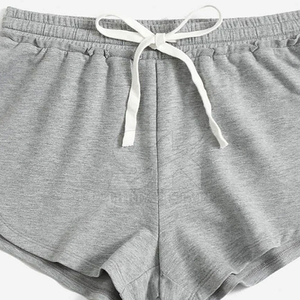 2026 Hot Selling Retro Sporty Shorts Women Minimalist Grey Sweat Shorts High Cut Athletic Shorts Bulk Supply Streetwear - Product Image 6