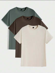 เสื้อยืดผู้ชาย ผ้าฝ้าย 100% เสื้อยืดน้ำหนักเบา สกรีนโลโก้ สี และลายพิมพ์ตามสั่ง ทรงหลวม ไซส์ใหญ่ คุณภาพสูง เสื้อยืดทรงบ็อกซี่ - Product Image 2