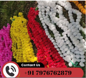 Guirlandes de fleurs en feutre non tissé faites à la main, multicolores, décoration bohème suspendue pour la maison, mariage, salon, usage intérieur - Product Image 6