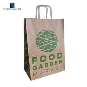 Sacs en papier kraft écologiques avec logo personnalisé, vente en gros, emballage pour le shopping, fabricant OEM, commandes en gros acceptées - Product Image 4