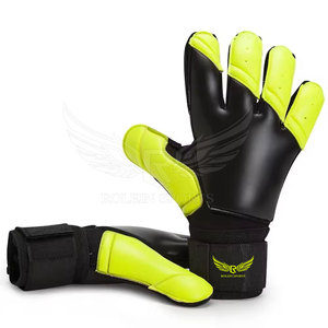 Guantes de Portero Profesionales de Cuero de Alta Calidad con Logotipo Personalizado, Ajustables, Impermeables, Nuevo Estilo, Entrenamiento, en Stock - Product Image 2