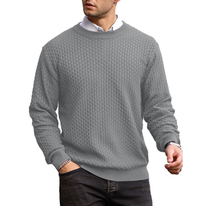 Suéter de Punto Personalizado para Hombre, Invierno, Algodón Premium, Transpirable, Antiarrugas, Secado Rápido, Marcas de Moda, MOQ al por Mayor, Bangladesh - Product Image 5