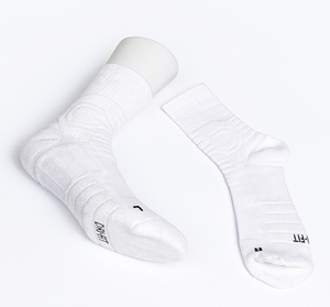 High Quality Soft <b>Breathable</b> Sport <b>Socks</b> Custom Performance Terry Athletic Cushion Basketball <b>Socks</b> - Product Image 4