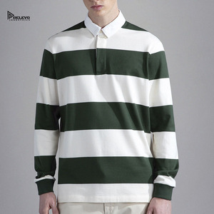RELEVO INDUSTRIES Chemise décontractée à manches courtes pour homme en coton respirant, grande taille, vert et blanc - Product Image 1