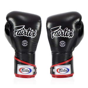 Top Design Fairtex Boxing Sparring Gloves Red Black White Synthetic Leather UV Protection <b>Adjustable</b> Wrist <b>Strap</b> Boxing Gloves - Product Image 5