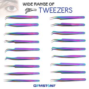 Pinzas de pestañas de volumen con logotipo personalizado de venta superior Herramienta de acero inoxidable de belleza hecha en Pakistán - Product Image 6