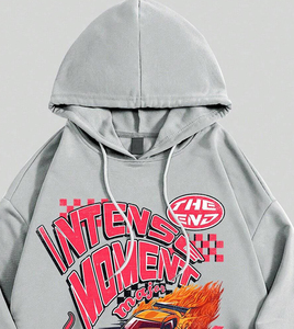 Sweat à capuche surdimensionné personnalisé, streetwear pour hommes et femmes, pull en molleton de coton, hiver, fabricant de haute qualité - Product Image 3