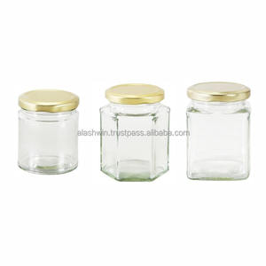 Alta Venta de tarro de miel de vidrio de calidad superior Base transparente Almacenamiento de cocina Contenedor de alimentos con tapa hermética al aire al por mayor - Product Image 5