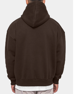 Sudaderas con Capucha Casuales de Moda para Hombre al por Mayor, de Alta Calidad, Gruesas, de Manga Larga, con Logotipo Frontal, Color Sólido, 100% Algodón para Invierno - Product Image 2
