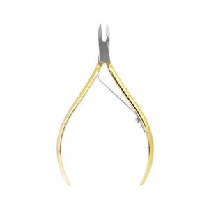 Luxurious Gold Manicure <b>Pedicure</b> <b>Set</b> 5 in 1 Nail Clipper Kit Stainless Steel Tools with Portable Green Zip Case - Product Image 2