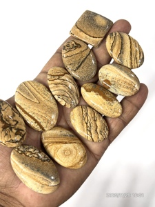 Cabujón de Jaspe Natural con Diseño de Imagen, Gema Suelta de Formas Mixtas 20-30mm, Venta al por Mayor RTS, Entrega Rápida - Product Image 2
