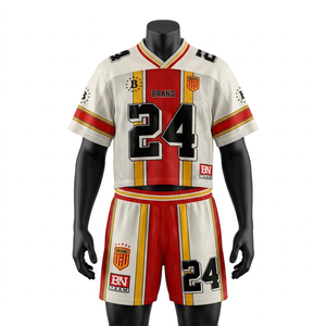 Premium 180 GSM polyester mesh shorts set breathable blue red panel sports uniform custom <b>heat</b> transfer logo for men's set - Product Image 6