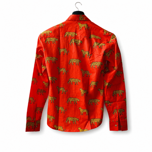 Camisa Casual con Estampado Floral para Mujer, Hecha a Mano con Tela de Algodón Suave, Cuello con Botones, Transpirable, para Verano, Roja y Blanca, en Oferta - Product Image 3