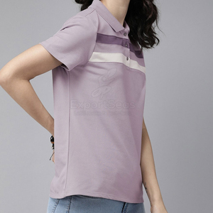 Polo de golf pour femme à manches courtes, dernier design imprimé sur mesure, disponible en différentes couleurs et tailles, personnalisable. - Product Image 3