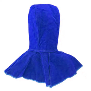 Capuche de soudeur en cuir de vachette ignifuge pour la protection industrielle à haut risque et la protection de la tête - Product Image 6