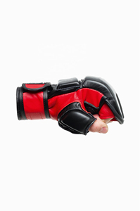 High Quality <b>Leather</b> Made MMA <b>Gloves</b> For Online Sale Hook Loop Closure for Wrist Support Moisture Wicking MMA <b>Gloves</b> - Product Image 5
