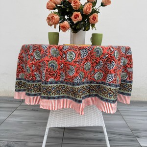 Premium Cotton Tablecloths Decorative <b>Table</b> <b>Covers</b> for Coffee <b>Tables</b> <b>Dining</b> <b>Tables</b> and Home Interior Decoration Christmas use - Product Image 5