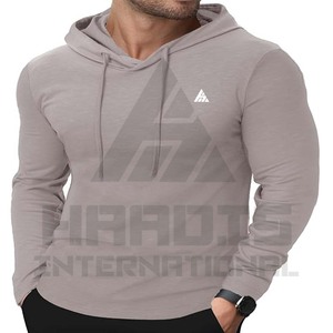 Sudadera con Capucha de Manga Larga para Hombre, Color Sólido |   Sudadera con Capucha Suave y Cómoda de Alta Calidad, Sudadera Extra Grande de Algodón/Poliéster para Hombre - Product Image 1