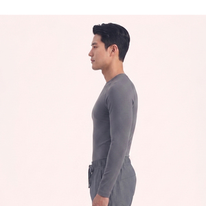 Sous-vêtement médical à manches longues pour homme, T-shirt de travail pour infirmier, Blouse de travail pour infirmier - Product Image 3