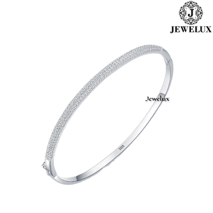 Jewelux Elegant Gold Plated Moissanite Tennis <b>Bracelet</b> <b>Adjustable</b> 925 Sterling Silver Daily Wear Gift Best Price - Product Image 2