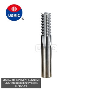 StM.SC-05-Thread Mill-NPSM1/16,NPSM1/8,NPSM1/4,NPSM3/8,NPSM1/2,NPSM5/8,NPSM3/4,NPSM1"-NPSM Thread-Straight Flutes- Solid Carbide - Product Image 1