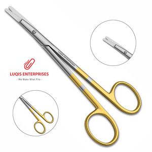 Ragnell Kilner Scissors Tungsten Carbide Serrated Curved Flat Tips Surgical Instrument Stainless Steel <b>Precision</b> <b>Tool</b> - Product Image 1