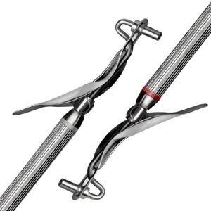 Portaamalgamas de Doble Extremo de 8 Pulgadas (20.3 cm) con Puntas Medianas y Jumbo, Herramienta Manual Profesional de Acero Inoxidable para Restauración Dental, Paquete de Herramientas con Certificación CE - Product Image 4