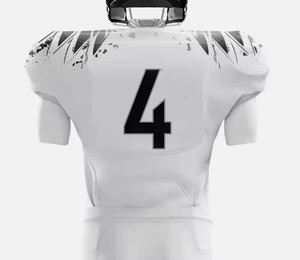 เสื้อฟุตบอลอเมริกันปักลายสำหรับผู้ชายราคาส่งถูก ชุดยูนิฟอร์มรักบี้คุณภาพสูง ชุดกีฬา 2 ชิ้นคุณภาพสูง - Product Image 6