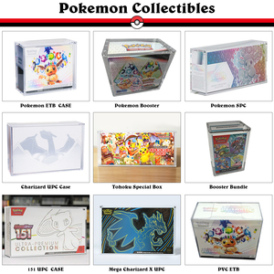 Boîte de protection en acrylique pour Elite Trainer Box (ETB) Pokémon, épaisseur 5+8 mm, avec couvercles magnétiques robustes, protection plastique artisanale, faible MOQ - Product Image 6
