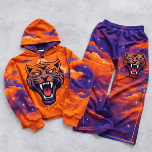 Workout Training Tracksuit Men Hoodie And <b>Pants</b> Set Designed For Gym Fitness Running And Active Performance - Product Image 5