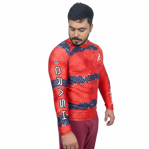 เสื้อแรชการ์ดคุณภาพสูง แขนยาว น้ำหนักเบา ผลิตโดยผู้ผลิตโดยตรง รับออกแบบตามสั่ง ระบายอากาศได้ดี และปรับขนาดได้ - Product Image 2