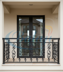 Grille de balcon moderne en fonte grise sans cadre, finition polie, résistante à la rouille, pour usage domestique, panneau de protection de balustrade, garantie 5 ans - Product Image 2