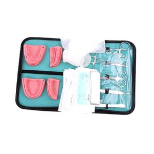 Dental Surgical Suture Training Kit with Silicone Practice Pad and Steel Instruments Manual Teaching Tool Set By <b>Blush</b> Surgical - Product Image 2