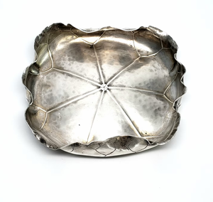 Bandeja de metal plateada en forma de hoja de calidad superior, última decoración de boda y hogar para mesa de comedor, Hotel y servicio de ensalada dulce hogar - Product Image 3