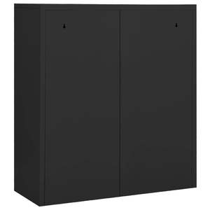 Armoire de bureau rectangulaire moyenne en acier anthracite, catégorie de produits : armoires de classement - Product Image 5