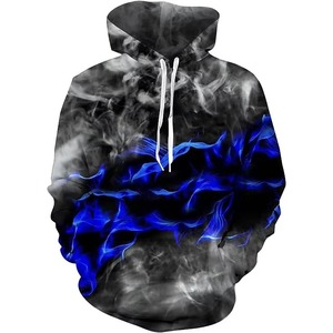 Customized Hoody Jacket <b>Mens</b> Cotton Hoodie - Product Image 3